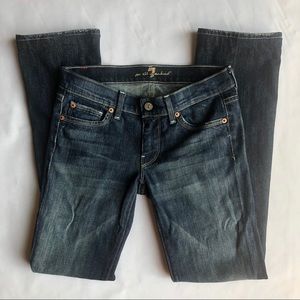 7FAM Straight Leg Jeans